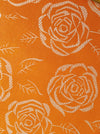 Orange flowers ticking. Unused. Spain c.1950 - 1 meter