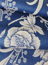 Ticking with blue flowers. Unused. Spain c.1950 - 4 meters