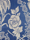 Ticking with blue flowers. Unused. Spain c.1950 - 4 meters