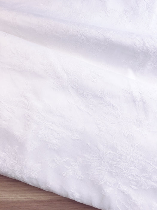 White ticking. Very Rare. Unused. Spain c.1950 - Per meter (9 m avail.)