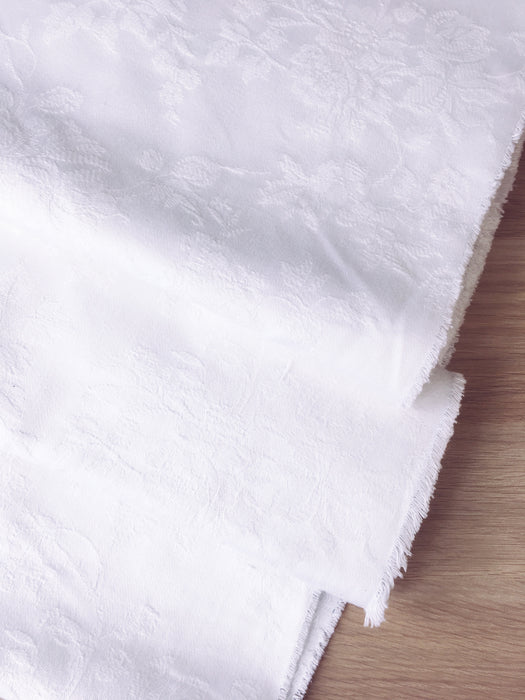 White ticking. Very Rare. Unused. Spain c.1950 - Per meter (9 m avail.)