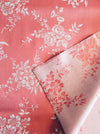 Floral ticking in baby pink. Unused. Spain c.1950 - Per meter (11 m avail.)