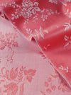 Floral ticking in baby pink. Unused. Spain c.1950 - 1 meter