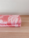 Floral ticking in baby pink. Unused. Spain c.1960 - Per meter (26 m avail.)