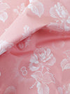 Baby pink ticking fabric. Unused. Spain c.1960 - 1 meter