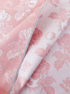 Baby pink ticking fabric. Unused. Spain c.1960 - 1 meter