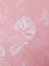Baby pink ticking fabric. Unused. Spain c.1960 - 1 meter