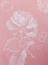 Baby pink ticking fabric. Unused. Spain c.1960 - 1 meter