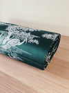 Exotic herons ticking in pine green. Unused. Spain c.1950 - 4 meters