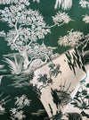 Exotic herons ticking in pine green. Unused. Spain c.1950 - 4 meters