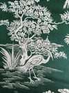 Exotic herons ticking in pine green. Unused. Spain c.1950 - 4 meters