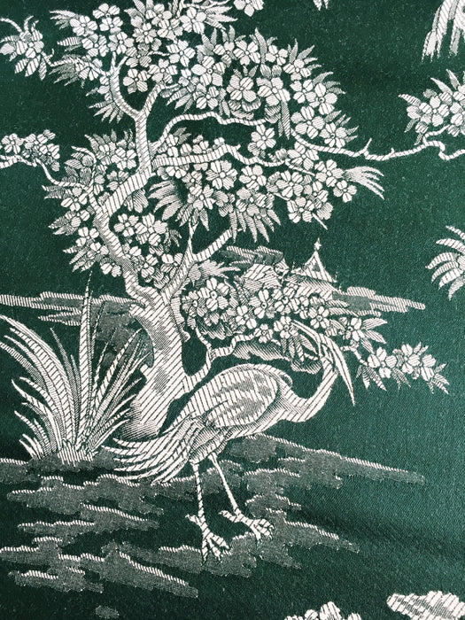 Exotic herons ticking in pine green. Unused. Spain c.1950 - 4 meters