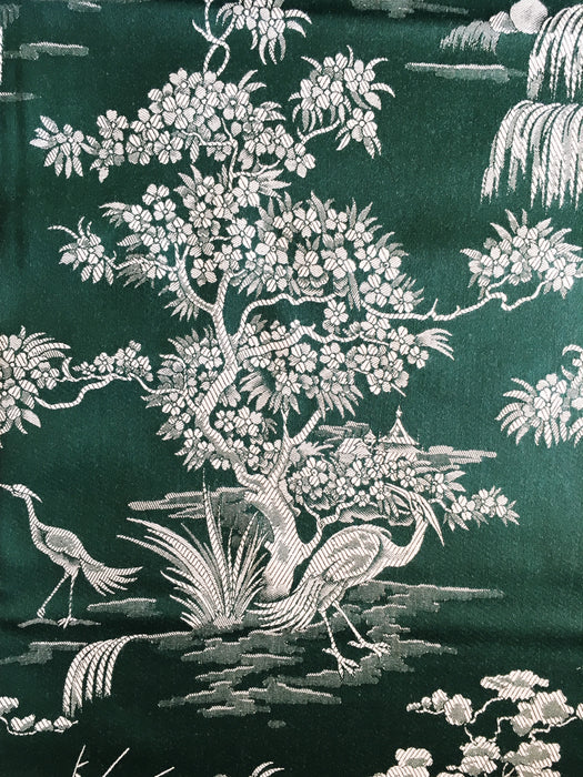 Exotic herons ticking in pine green. Unused. Spain c.1950 - 4 meters