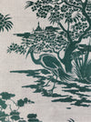 Exotic herons ticking in pine green. Unused. Spain c.1950 - 4 meters