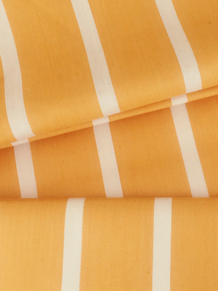 Yellow Stripes Antique European Ticking Fabric Unused Yardage RA-AMARILLO-003C - Ticking Depot