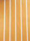 Mustard yellow and white stripes ticking. Unused. Spain approx. 1950 - Per meter (14 m avail.)