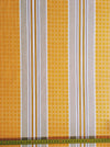 Tuscan yellow and gray striped ticking. Unused. Spain approx. 1950 - 0.7 meters