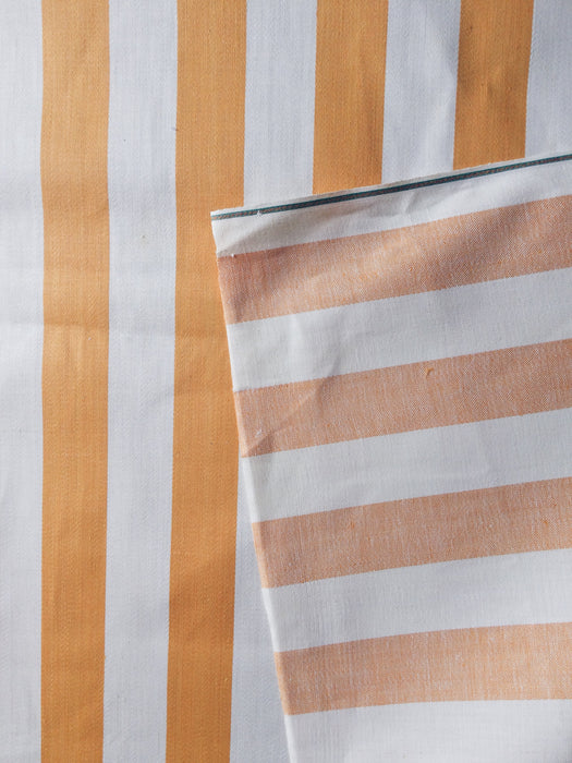 Golden yellow ticking with wide stripes. Unused. Spain approx. 1950 - 2.3 meters