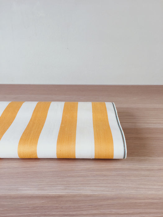 Golden yellow ticking with wide stripes. Unused. Spain approx. 1950 - 2.3 meters