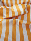 Golden yellow ticking with wide stripes. Unused. Spain approx. 1950 - 2.3 meters