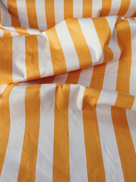Golden yellow ticking with wide stripes. Unused. Spain approx. 1950 - 2.3 meters