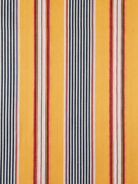 Yellow Stripes Antique European Ticking Fabric Unused Yardage RA-AMARILLO-009 - Ticking Depot