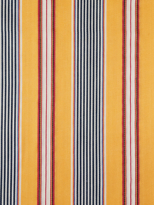 Yellow Stripes Antique European Ticking Fabric Unused Yardage RA-AMARILLO-009 - Ticking Depot