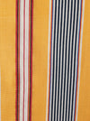Striped ticking in vibrant yellow and red. Unused. Spain c.1950 - 2.75 meters