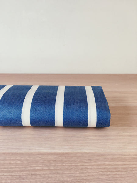 Ticking in prussian blue stripes. Unused. Spain c.1950 - 2.8 meters