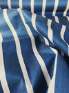 Ticking in prussian blue stripes. Unused. Spain c.1950 - 2.8 meters