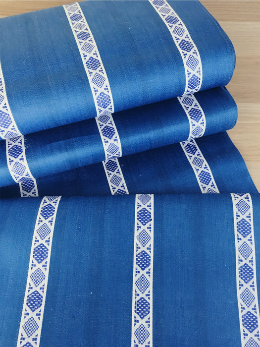 Ticking in danube blue and white. Unused. Spain c.1950 - Per meter (25 m avail.)