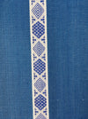 Ticking in danube blue and white. Unused. Spain c.1950 - 5.7 meters