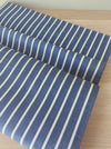 Ticking in blue and white narrow stripes. Unused. Spain c.1940 - 7 meters