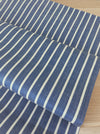 Ticking in blue and white narrow stripes. Unused. Spain c.1940 - 7 meters