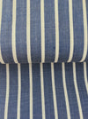 Ticking in blue and white narrow stripes. Unused. Spain c.1940 - 7 meters
