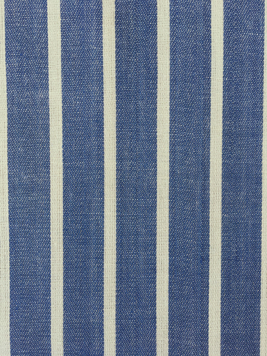 Ticking in blue and white narrow stripes. Unused. Spain c.1940 - 7 meters
