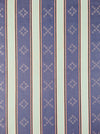 Striped ticking in grayish blue and mint green. Unused. Spain c.1950 - Per meter (10 m avail.)