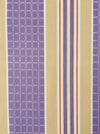 Lilac and beige striped ticking. Unused. Spain c.1950 - Per meter (10 m avail.)