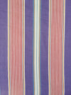 Lilac and red striped ticking. Unused. Spain c.1940 - Per meter (16 m avail.)