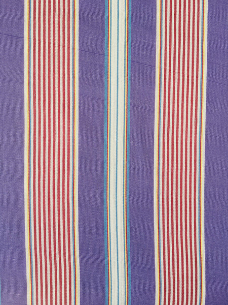 Lilac Stripes Antique European Ticking Fabric Unused Yardage RA-LILA-005 - Ticking Depot
