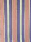 Lilac and red striped ticking. Unused. Spain c.1940 - Per meter (16 m avail.)