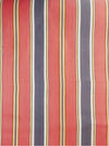 Striped ticking in orange and gray. Sateen. Unused. Spain c.1950 - Per meter (22 m avail.)