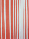 Striped ticking in salmon red and white. Unused. Spain c.1950 - 5.8 meters