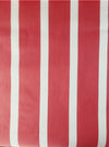 White and red wide stripes ticking. Unused. Spain around 1950 - 3.75 meters