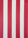 White and red wide stripes ticking. Unused. Spain around 1950 - Per meter (11 m avail.)