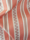 Striped ticking in salmon pink Unused. Spain c.1950 - 6 meters