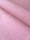 Soft pink solid ticking with texture. Spain c.1900 - Lot of 2 pieces (2.2 meters)