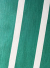 Striped ticking in emerald green and white. Unused. Spain c.1950 - 6 meters