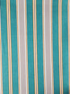 Green and gray stripes vintage ticking. Twill. Unused. Spain c.1940 - 6 meters