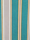 Green and gray stripes vintage ticking. Twill. Unused. Spain c.1940 - 6 meters
